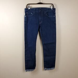 Uniqlo Selvedge Stretch Slim Fit Jeans in Dark Wash Size 31x34